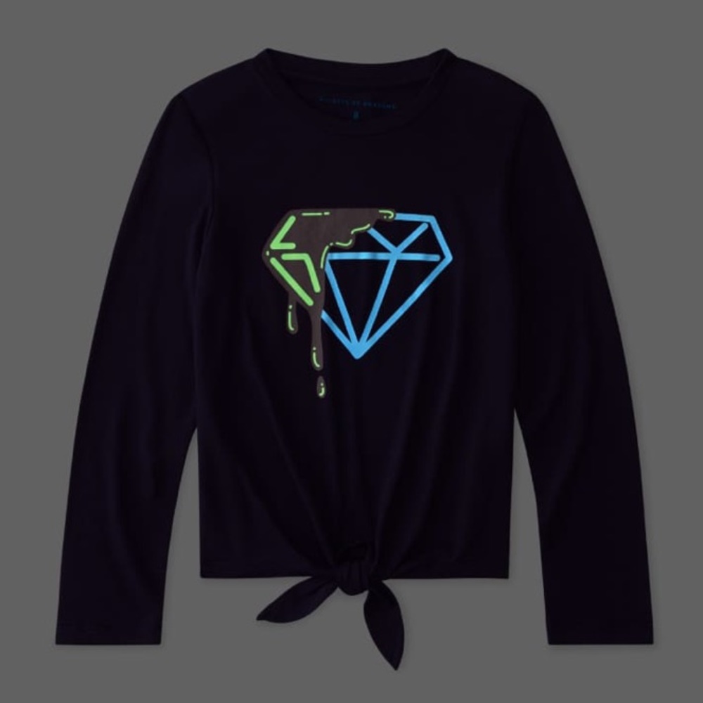 ⭐️🚀NEW *** with tags Rockets of Awesome glow in dark Diamond T-shirt